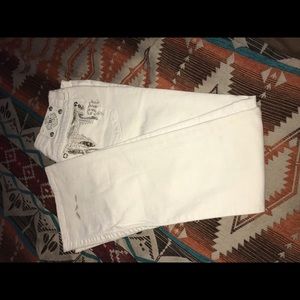 White Miss Me Bootcut jeans